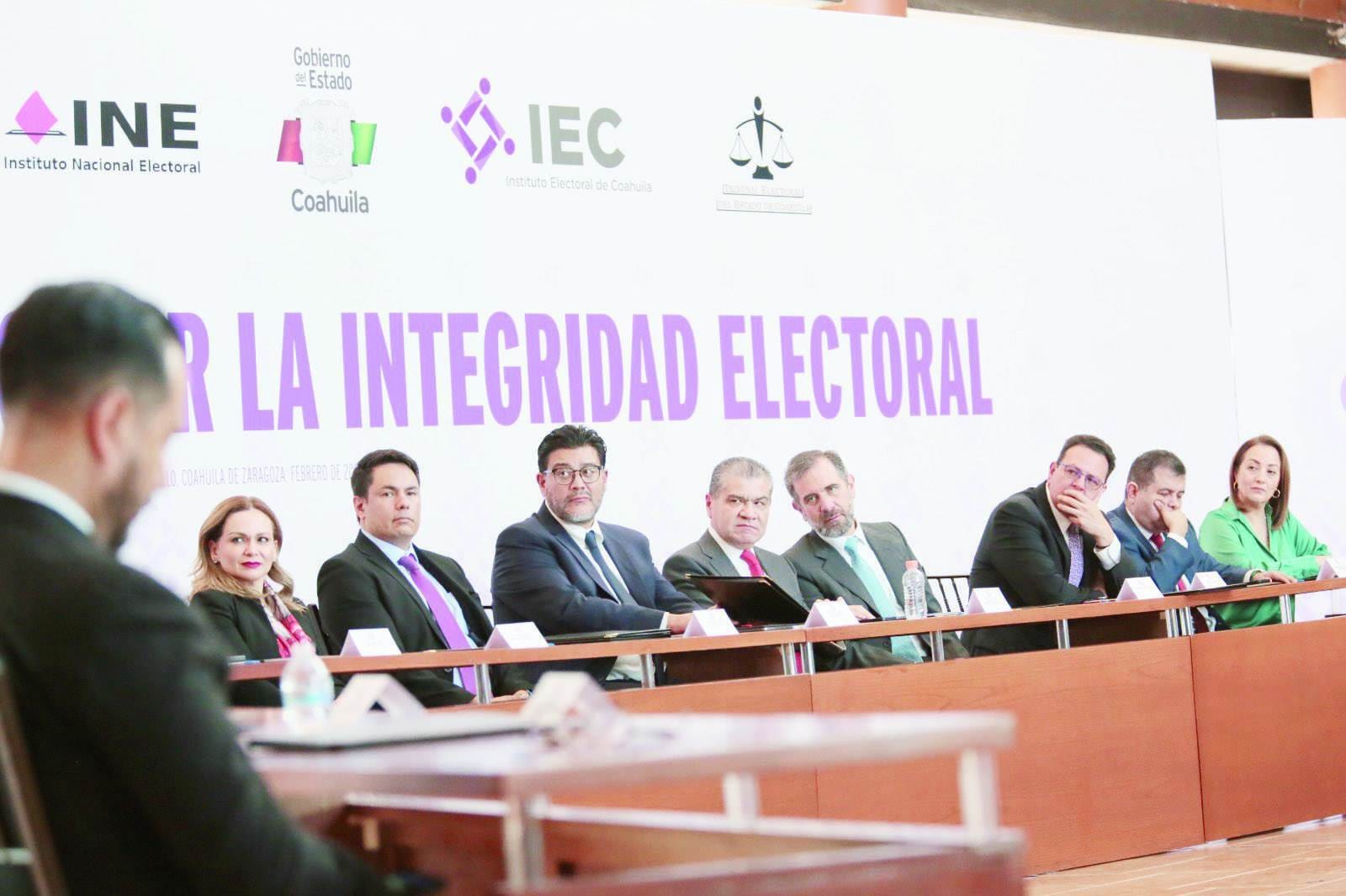 Firman Acuerdo Por Integridad Electoral