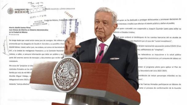 Amlo Exhibe Carta Al Juez Mart N Adolfo Santos P Rez Qui N Ampar A