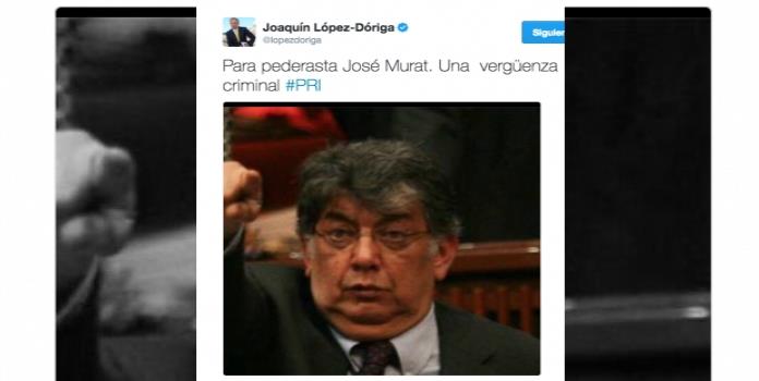 Explota López Dóriga contra Murat en Twitter