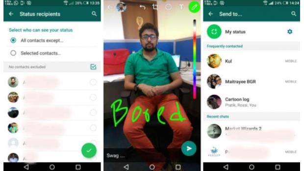 WhatsApp podría integrar historias como Snapchat