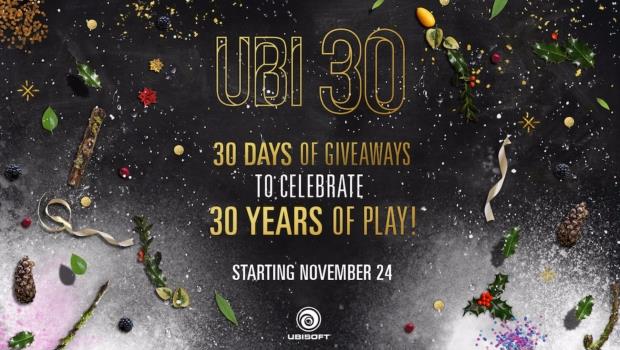 Ubisoft anuncia sus 30 días de regalos