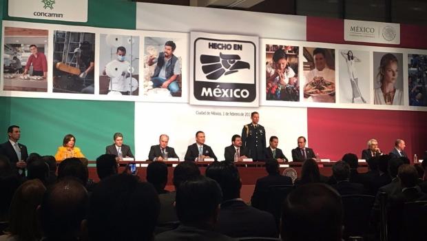Gobierno y empresarios lanzan campaña Hecho en México