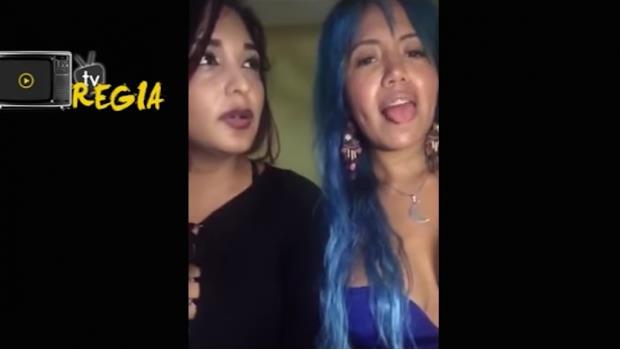 Difunden video erótico de Luna Bella y La Polisex