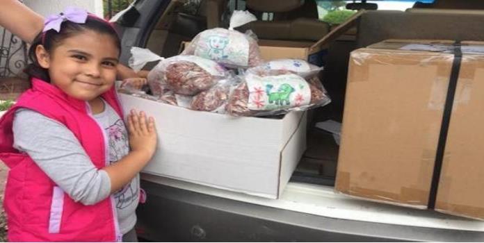 La tierna donación de una niña a perros afectados por el sismo