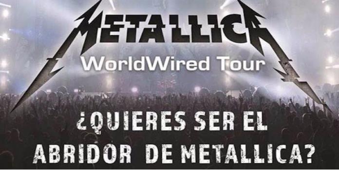 Metallica busca talento mexicano para sus conciertos