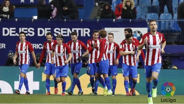 Atlético de Madrid pega primero en Copa del Rey