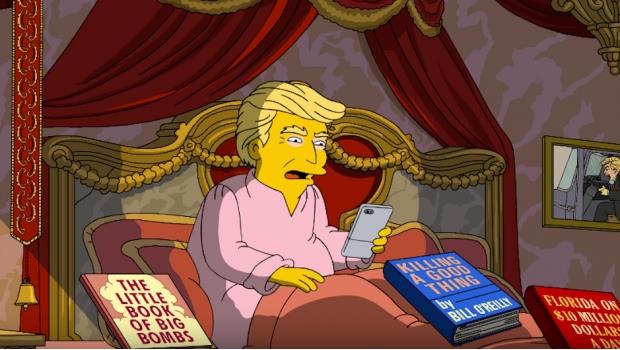 Los Simpsons se burlan de los primeros 100 días de Trump como presidente