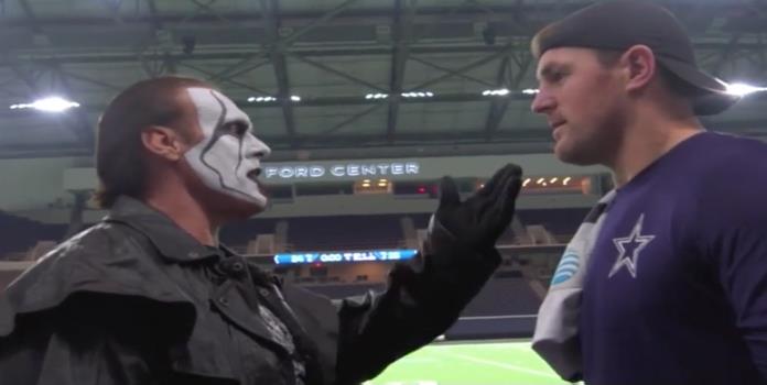 El luchador Sting motiva a los Vaqueros de Dallas en este divertido video