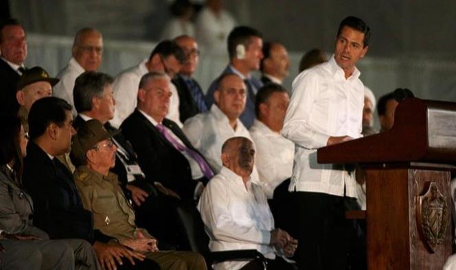 Fidel Castro promovió una relación bilateral basada en el respeto: Peña Nieto