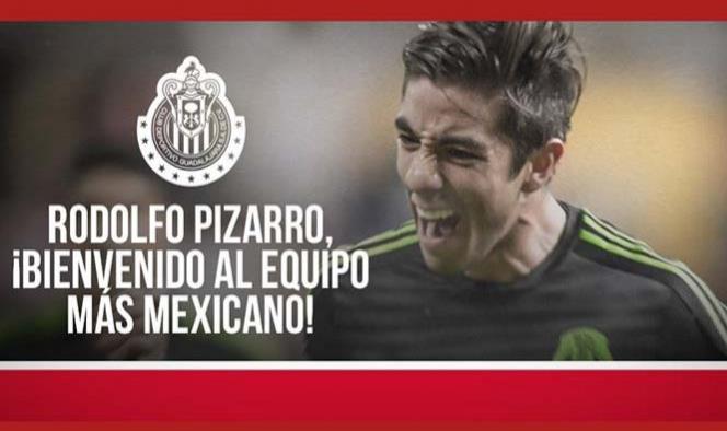Chivas hace oficial la llegada de Pizarro
