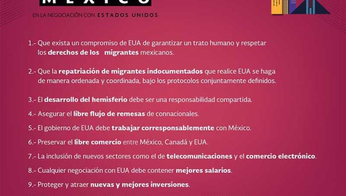 Conoce los objetivos de México ante EU en la renegociación del TLC