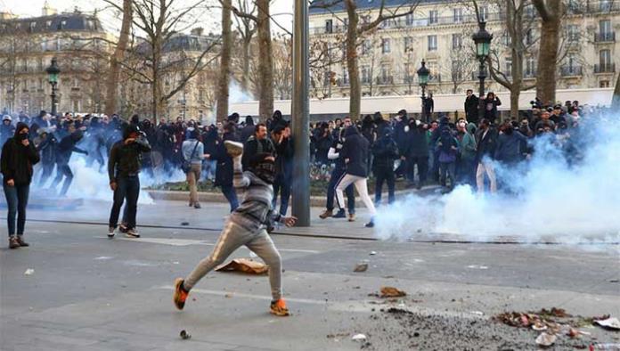 Disturbios en París en protesta contra la violencia policial