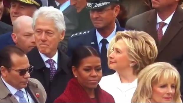 VIDEO: ¿Dedicó Bill Clinton mirada lasciva a Ivanka Trump?