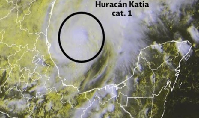 Katia ya es huracán categoría 1, cerca de Tampico y Veracruz