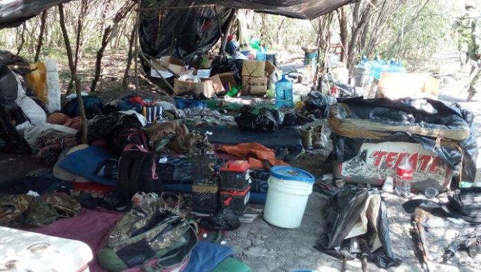 Militares localizan narcocampamento en Xicoténcatl, Tamaulipas