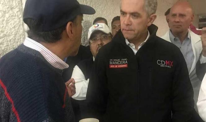 Tras el sismo, Mancera asegura que no dejará a la CDMX