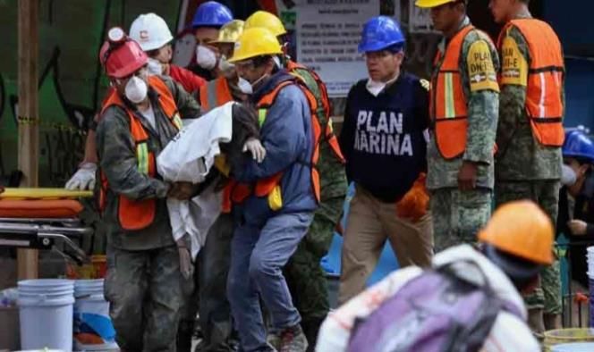 Incrementa a 133 el número de muertos en CDMX por sismo