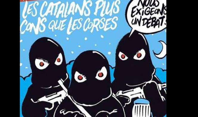 Charlie Hebdo se burla de independencia catalana