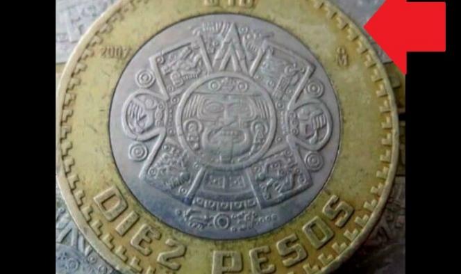 Algunas monedas de 10 pueden valer más de mil pesos