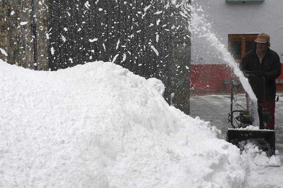 Caos en España por nevadas