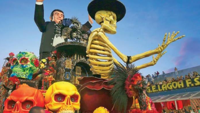 Carnaval Sao Paulo honra a los mexicanos