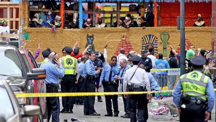 Mueren a tiros 3 personas en carnaval de Nueva Orleans