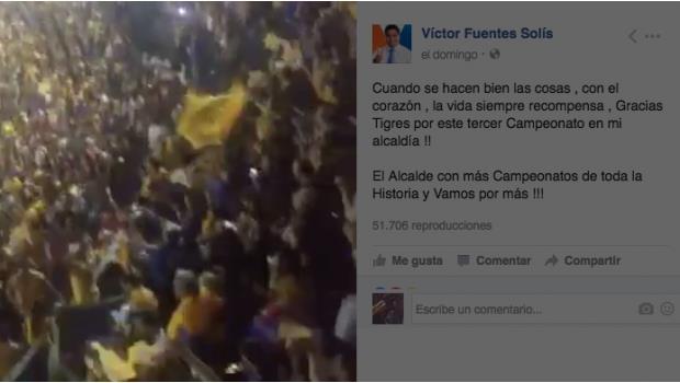 Alcalde de San Nicolás se adjudica 3 campeonatos de Tigres