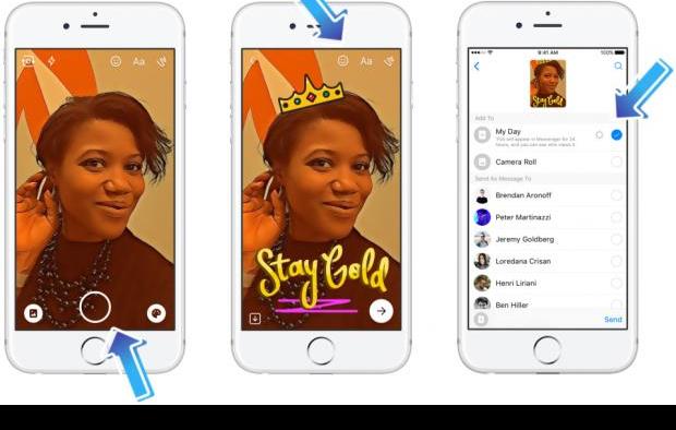 Así puedes usar Messenger Day, el nuevo clon de Snapchat para los mensajes privados de Facebook