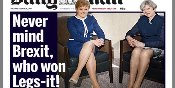 Diario dedica portada sexista a ministras británicas