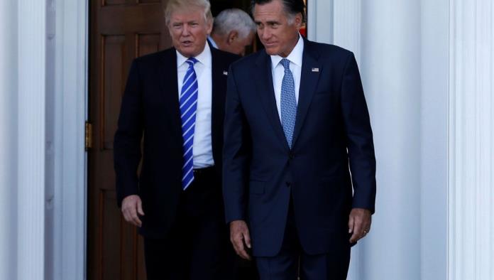 Asesora aconseja a Trump no elegir a Romney como secretario de Estado