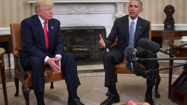 Histórico encuentro en la Casa Blanca: Donald Trump afirmó que espera trabajar junto a Barack Obama