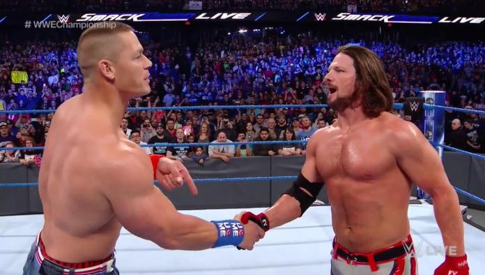 WWE: John Cena retó a AJ Styles a disputar título mundial