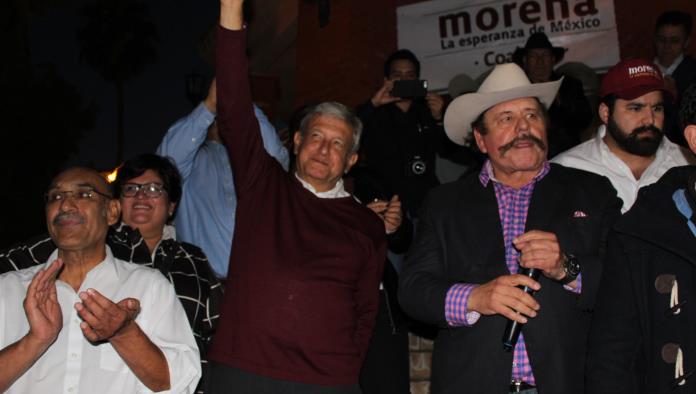 Apoyan en Nueva Rosita a Obrador