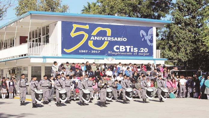 Celebra CBTis 20 50 años de educar