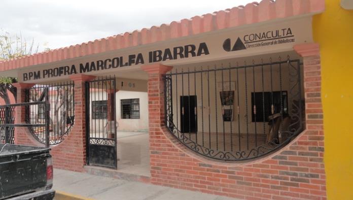 Rehabilitan biblioteca “Marcolfa Ibarra”