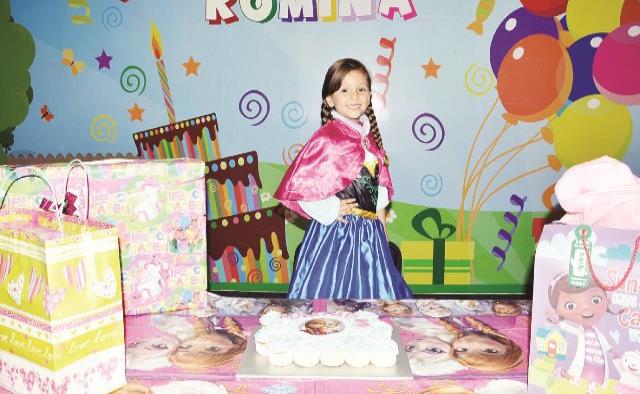 Romina Angeline llegó a sus cinco años