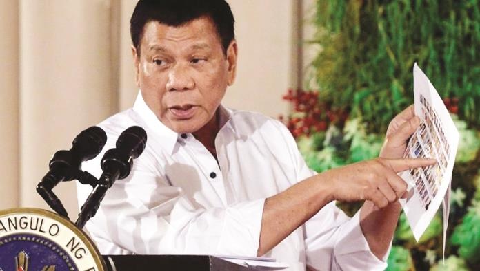 Presidente filipino pagó por matar a opositores