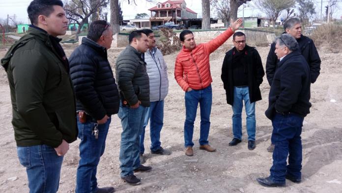 Supervisa alcalde trabajos de rehabilitación del arroyo Las Vacas