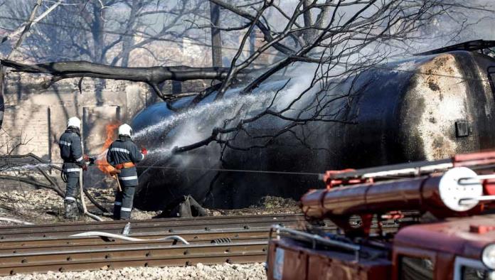 Explota tren en Bulgaria
