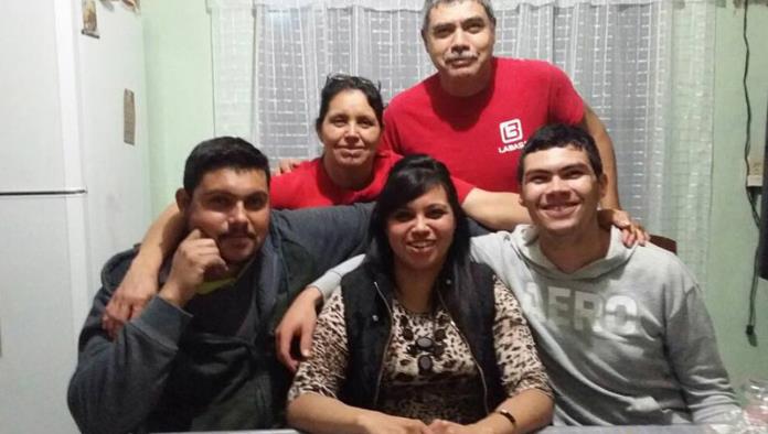 Berenice Espinoza celebra en familia