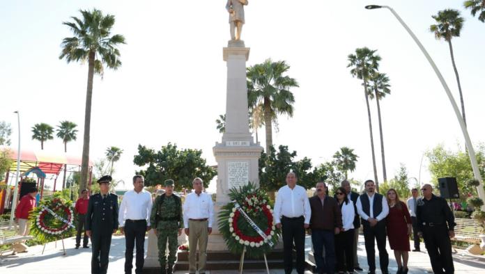 Encabeza Gobernador ceremonia del CCXI aniversario del natalicio de Benito Juárez