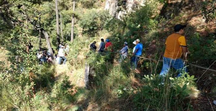 Rescate aéreo de funcionario