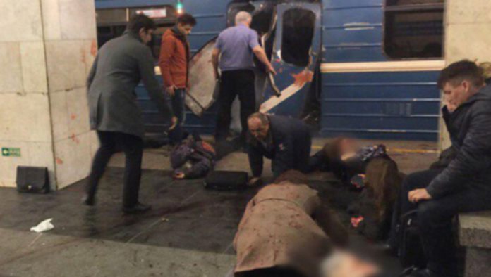 Al menos 10 muertos en un atentado en el metro de San Petersburgo
