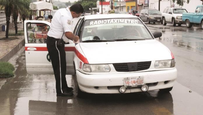 Aplican antidoping a 100 taxistas