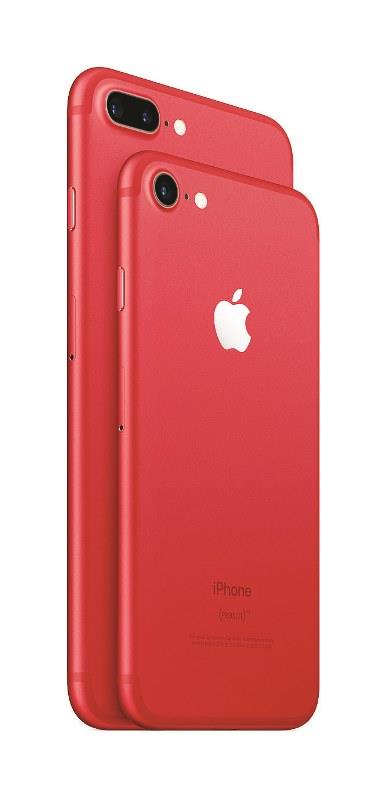 Lanza Apple nuevo iPad y iPhone 7 rojo
