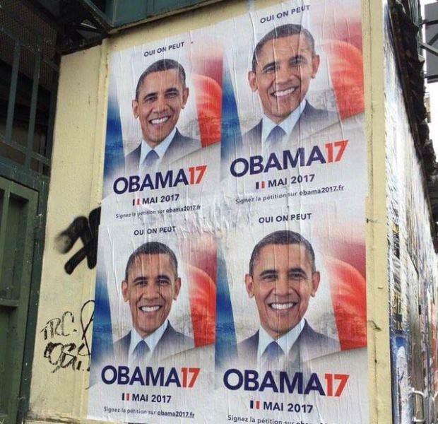 quieren Franceses a Obama de presidente