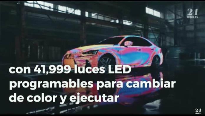 El increíble auto con 42 mil luces LED (+video)