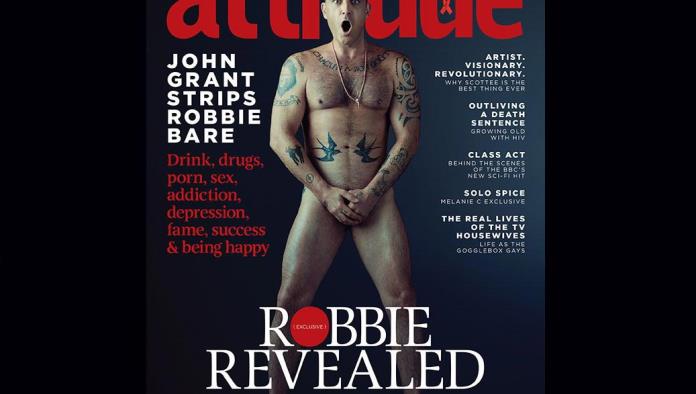Robbie Williams vuelve a desnudarse