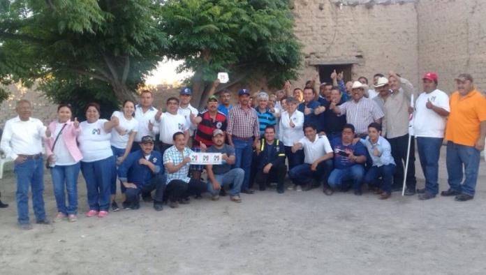 Obreros de San Buena apoyan a Gladys Ayala