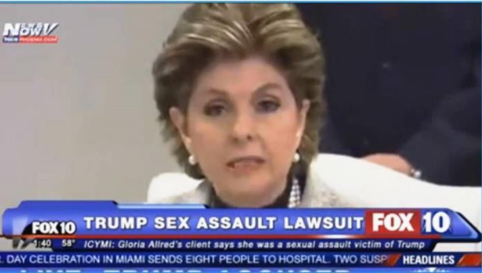 En vivo: Gloria Allred mujer Demandar a Trump por acoso sexual